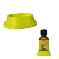 no flip bottle holder 24/25ml oval bottle yellow