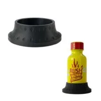 No Flip Holder 30ml Round (JJ) Bottle - Black