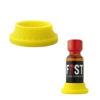 No Flip Holder 25ml Round UK Bottle - Yellow