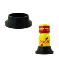 No Flip Holder 10ml Round Bottle - Black
