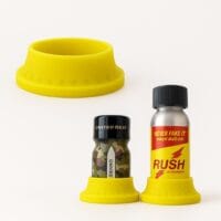 No Flip Holder 10/24/30ml Aluminium Round Bottle - Yellow