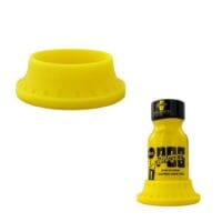 No Flip Holder 15ml Round (JJ) Bottle - Yellow