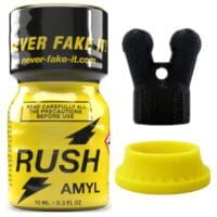* rush amyl poppers 10ml double sniffer no flip holder