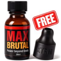 max brutal poppers 30ml with sniffer