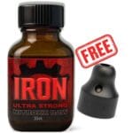 iron nitroxx raw ultra strong poppers 30ml with sniffer