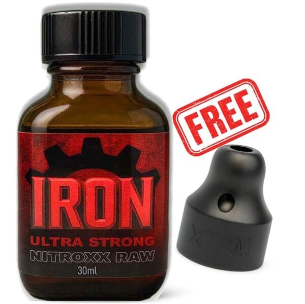 iron nitroxx raw ultra strong poppers 30ml with sniffer iron nitroxx raw ultra strong poppers 30ml with sniffer