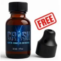 crash harder faster & more intense poppers 30ml with sniffer