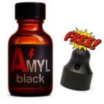 amyl black poppers 30ml with sniffer
