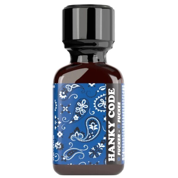 hanky code blue poppers 24ml Hanky Code Blue Poppers 24ml