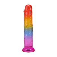 Crystal Jellies - Classic Dong - 7 / 17,8 cm - Regenboog