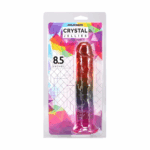 Crystal Jellies - Classic Dong - 8,5 / 21,6 cm - Regenboog