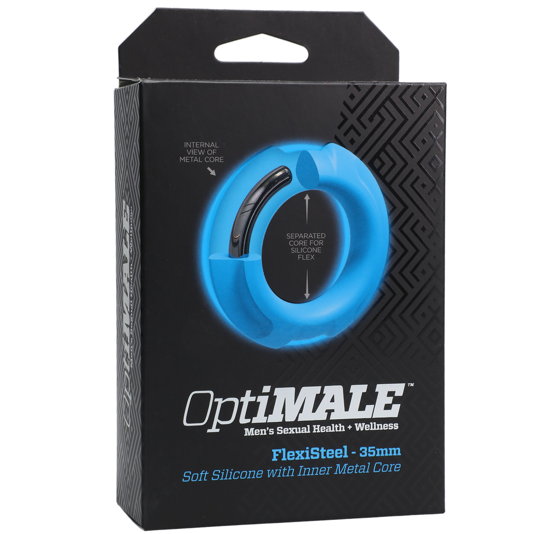 Optimale  - Flexisteel - Silikon Binnen Metaal Kern - 35 mm - Blauw