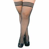 Sam - Thigh High - D - Black