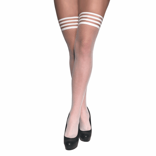 Sammy - Thigh High - A - White