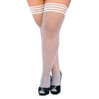 Sammy - Thigh High - A - White