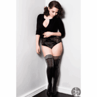 Kaylee - Thigh High - B - Grey