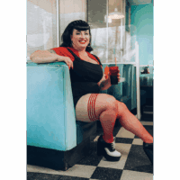 Sandra - Thigh High - A - Red
