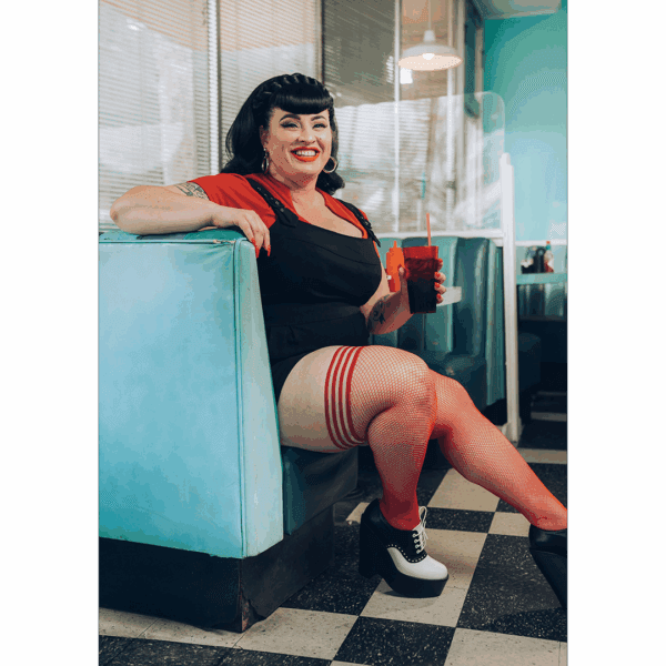 Sandra - Thigh High - B - Red