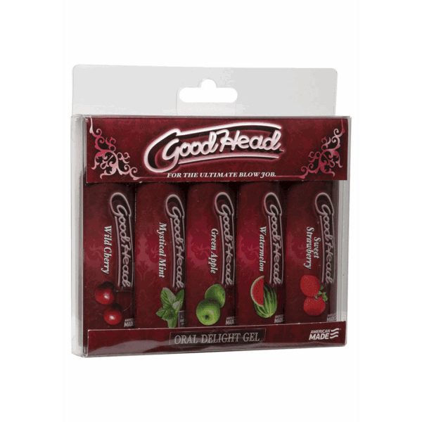 goodhead orale delight gel oral sex versterker 5 pak 1 fl oz / 30 ml Goodhead - Orale Delight Gel - Oral Sex Versterker - 5 Pak - 1 fl oz / 30 ml