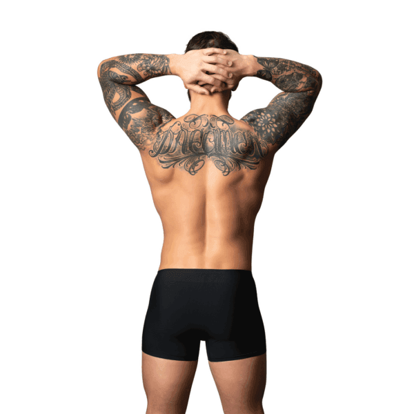 hot mesh pouch short l zwart/rood Hot Mesh - Pouch Short - L - Zwart/Rood