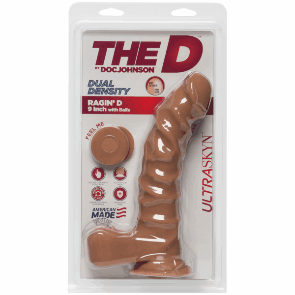the d ragin' d realistic ultraskyn dildo met ballen 9 / 22 cm The D - Ragin' D - Realistic ULTRASKYN Dildo met Ballen - 9 / 22 cm