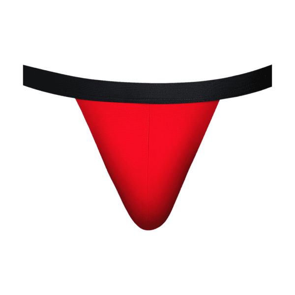 Hot Mesh - Jock - S/M - Rood/Zwart
