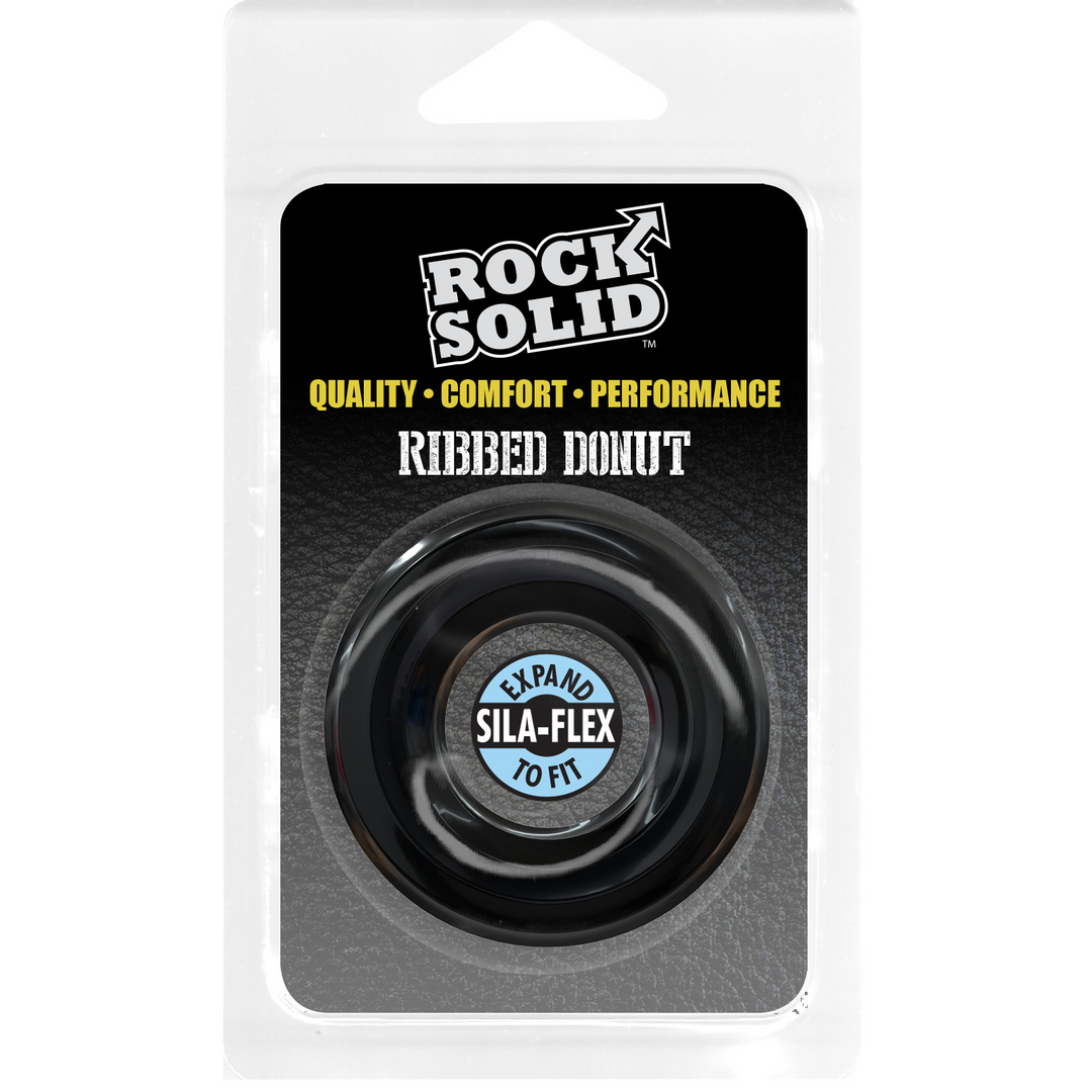 Rock Solid  - Ribbed Donut - Cockring