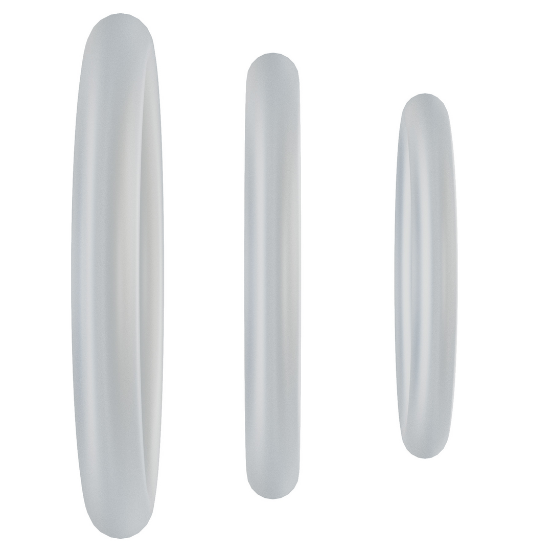Rock Solid  - Tri-Pack Siliconen Dichting - Cockring Set
