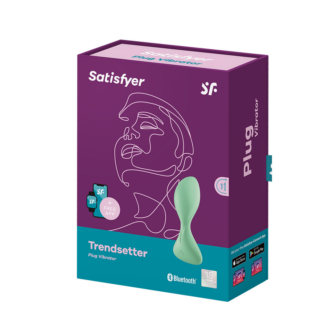 Satisfyer - Trendsetter - Vibrerende Butt Plug - Lichtgroen