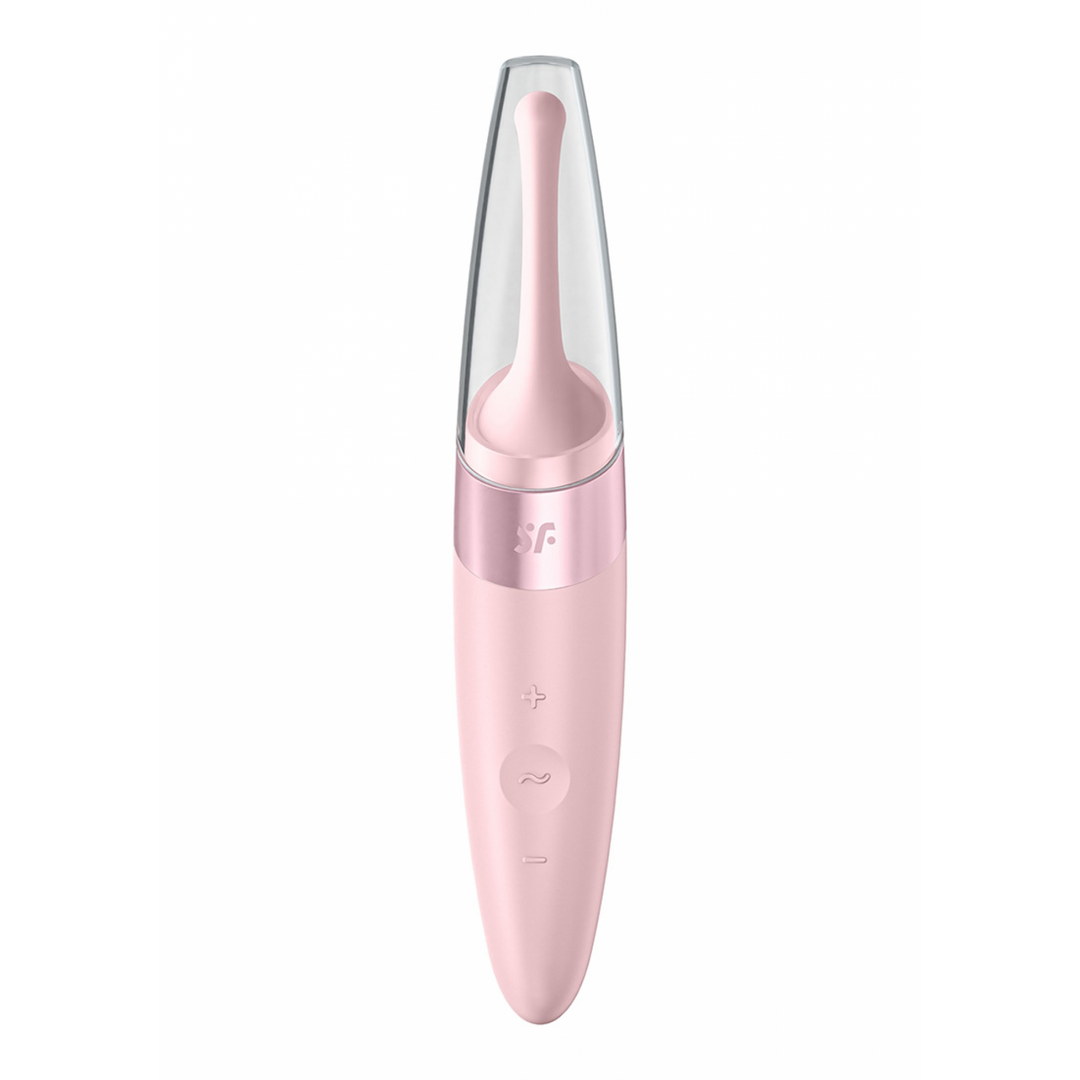 Satisfyer - Draaiende Verwennerij - Tip Vibrator - Oud Roze