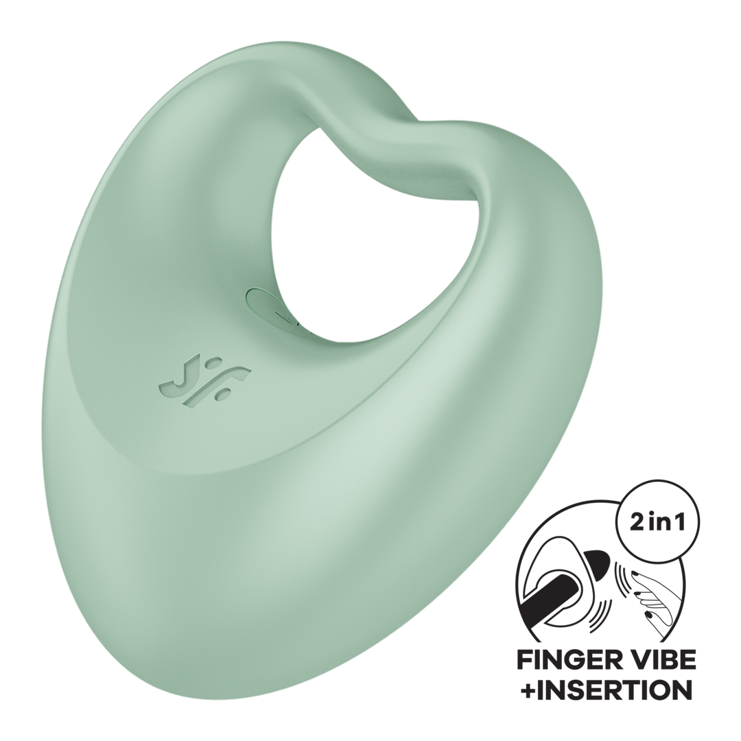 Satisfyer - Perfect Pair 3 - Hybrid Finger Vibrator - Groen