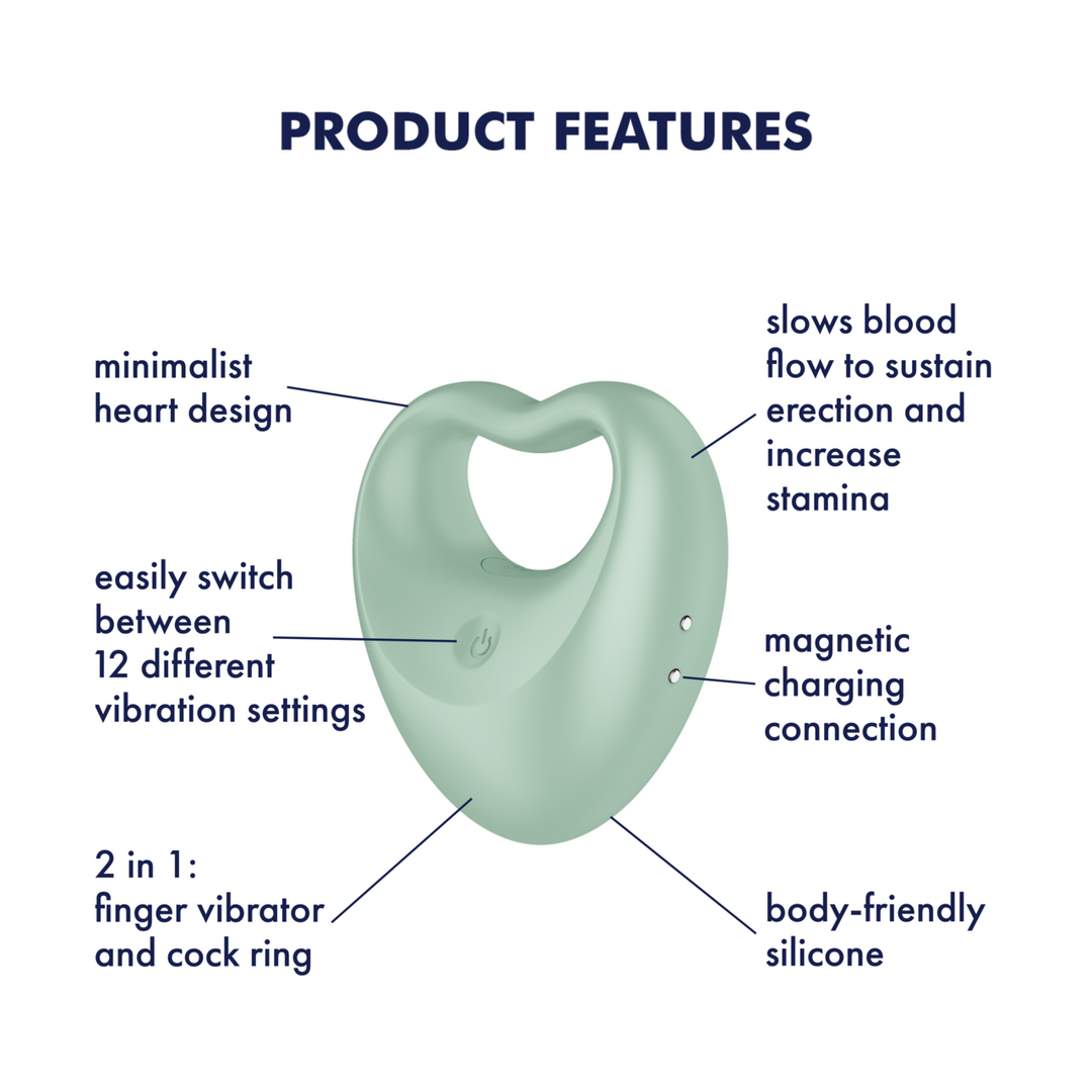 Satisfyer - Perfect Pair 3 - Hybrid Finger Vibrator - Groen