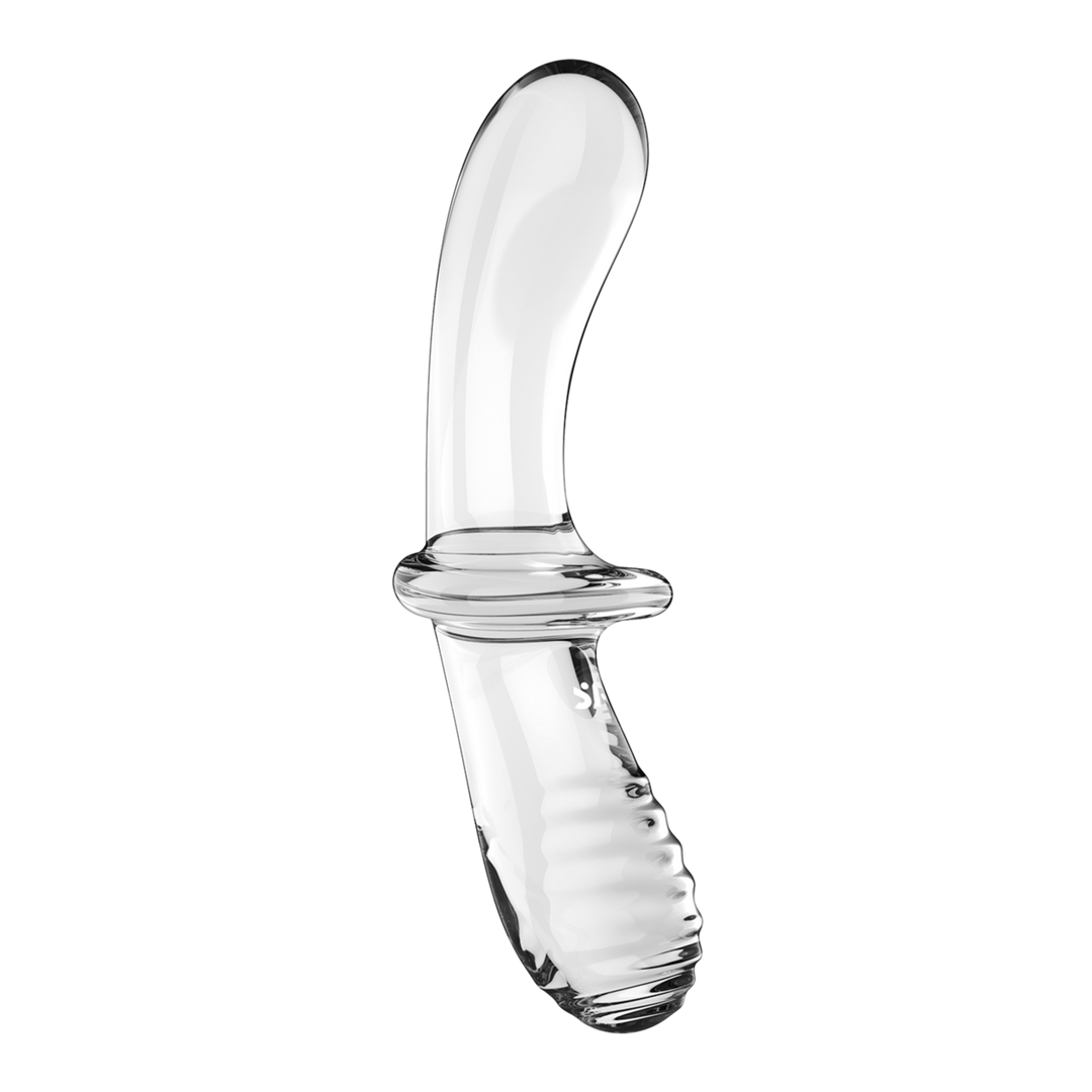 Satisfyer - Dubbele Crystal - Glazen Dildo - Transparant