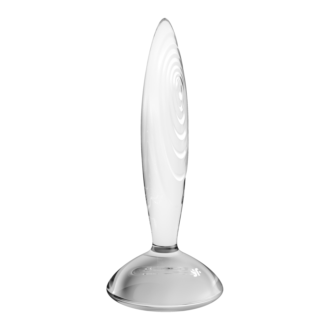 Satisfyer - Sprankelend Kristal - Glazen Dildo - Transparant