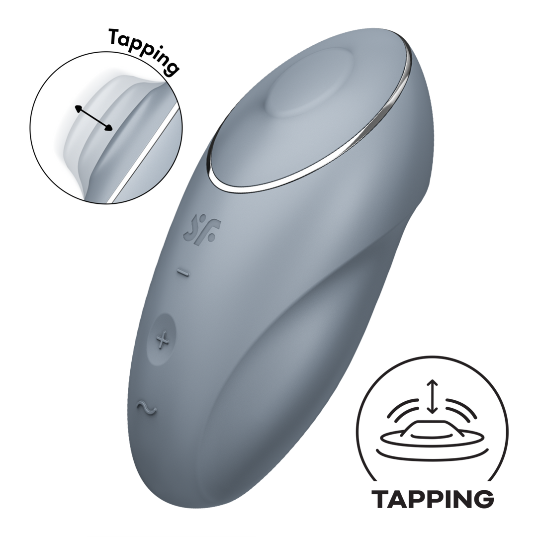 Satisfyer - Tap en Climax 1 - Blauwgrijs