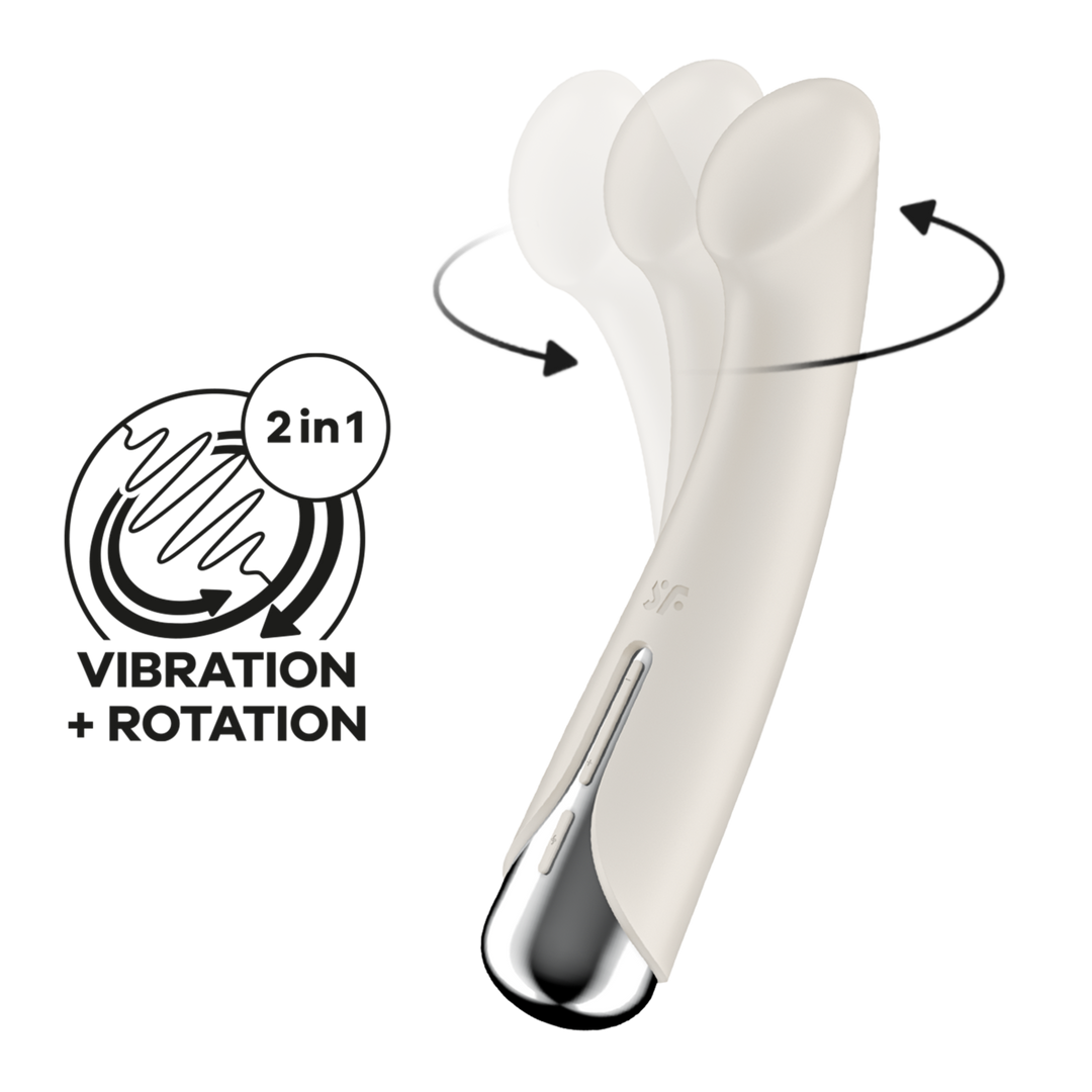 Satisfyer - Spinning G-Spot 1 - Rotating G-Spot Vibrator - Beige