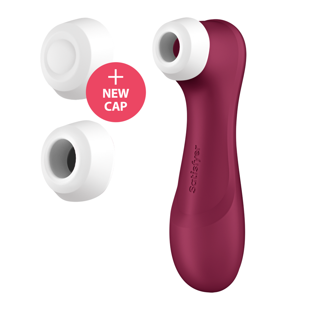 Satisfyer - Pro 2 Generatie 3 - Double Air Pulse Vibrator - Liquid Air - Wijnrood