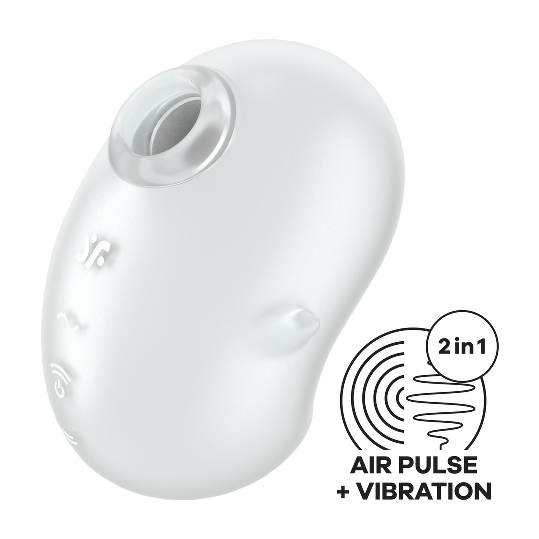 Satisfyer - Cutie Ghost - Air Pulse Vibrator - Wit