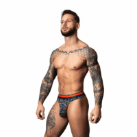 Soo Cumfy - Tanga - S/M - Marine Marmer