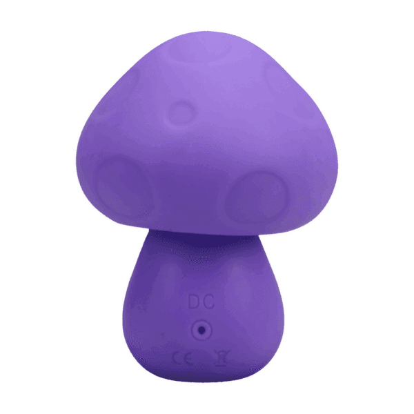 Mochi - Mushroom Vibe - Oplaadbare Siliconen Vibrator - Paars