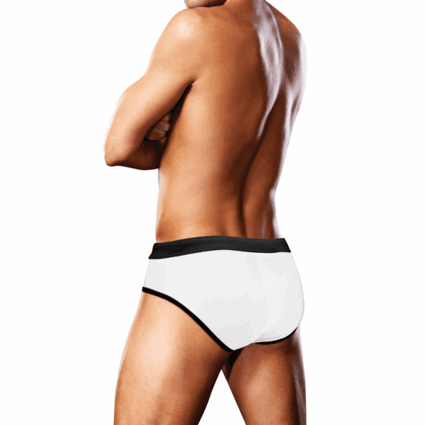 swim brief white oversized paw xl Swim Brief White Oversized Paw - XL