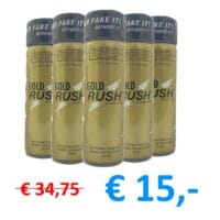 * 10x gold rush tall poppers 24ml
