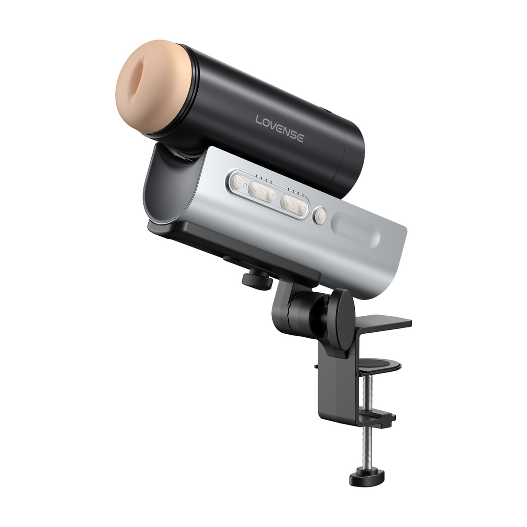 Solace Pro - App-gestuurde Automatische Mannelijke Stroker - Zwart