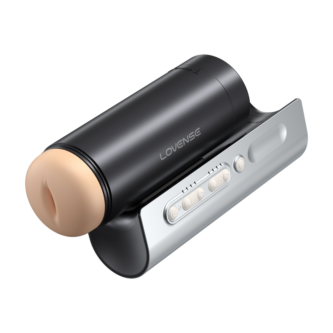 Solace Pro - App-gestuurde Automatische Mannelijke Stroker - Zwart