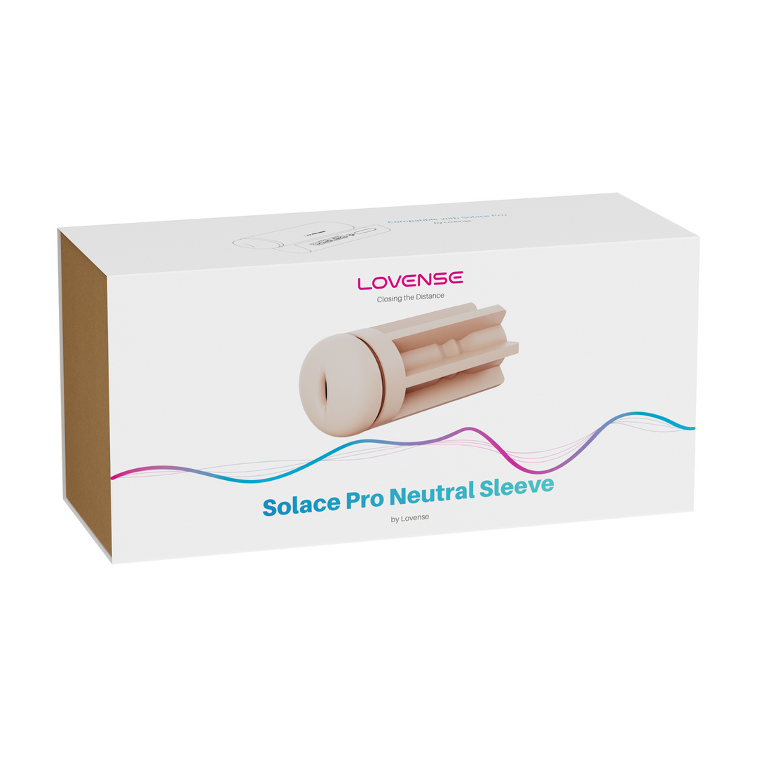 Neutrale Vorm Sleeve voor Solace Pro Male Masturbator - Vlees