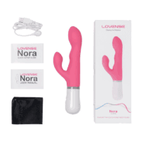 Nora - Bluetooth Afstandsbediening Konijnen Vibrator - Roze
