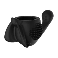 Vrouwelijke Opzetstuk voor Domi Wand Massager - Zwart