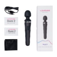 Domi 2 - Bluetooth App-gestuurde Mini Wand Massager - Zwart