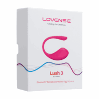 Lush 3 - Krachtige App-gestuurde Draagbare G-spot Ei Vibrator - Roze