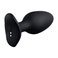 Hush 2 - App-bestuurde Vibrerende Anale Plug - 2,25 / 5,7 cm - Zwart
